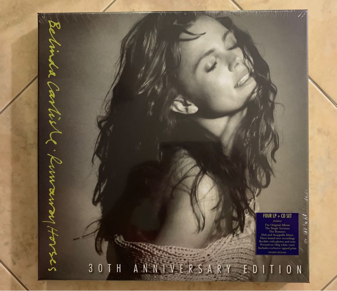 [Sign Copy] Belinda Carlisle Runaway Horses 30th Anniversary 4 LP vinyl