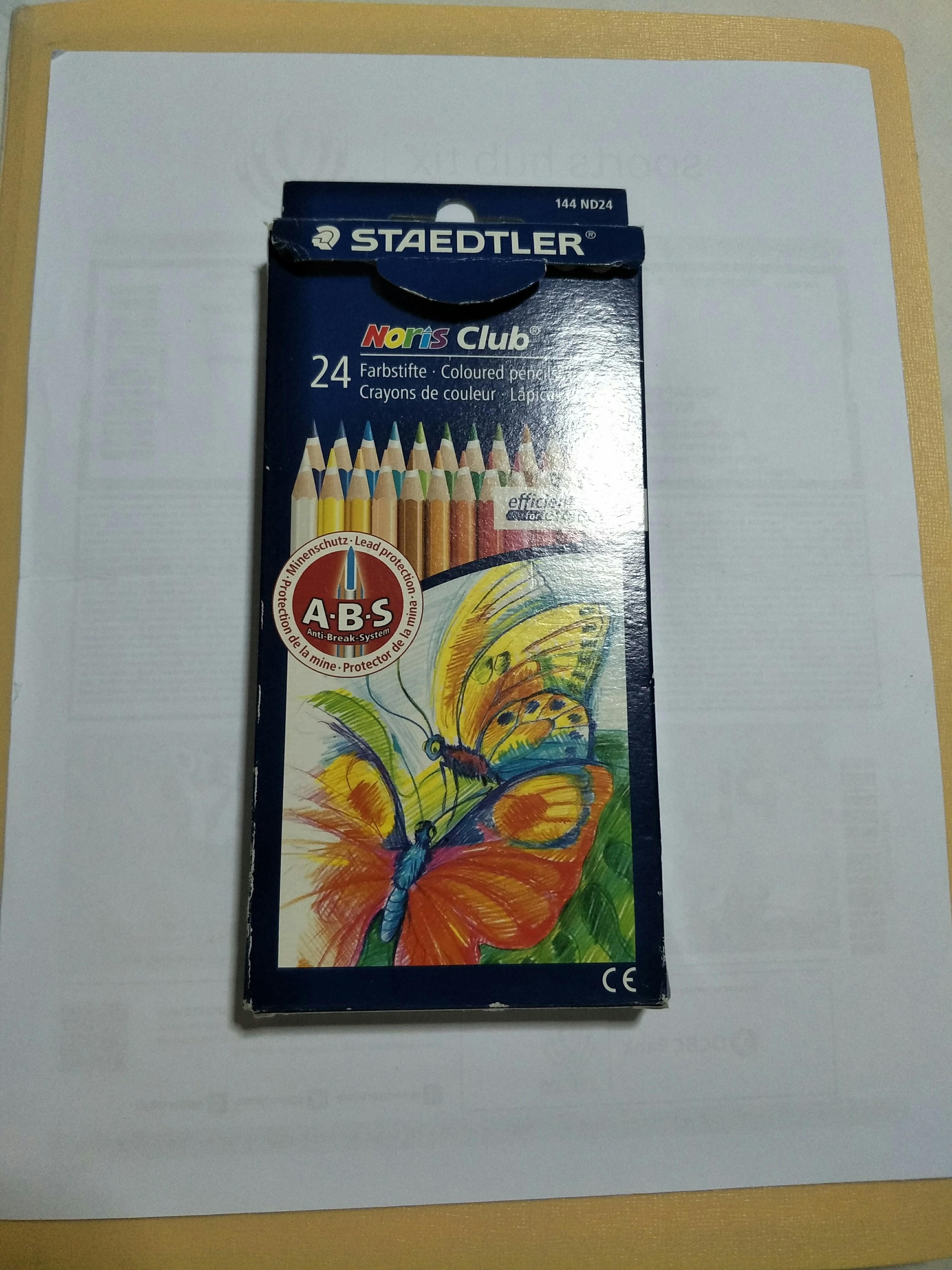 Staedtler 24 Noris Club Coloured Pencils Books Stationery Stationery On Carousell
