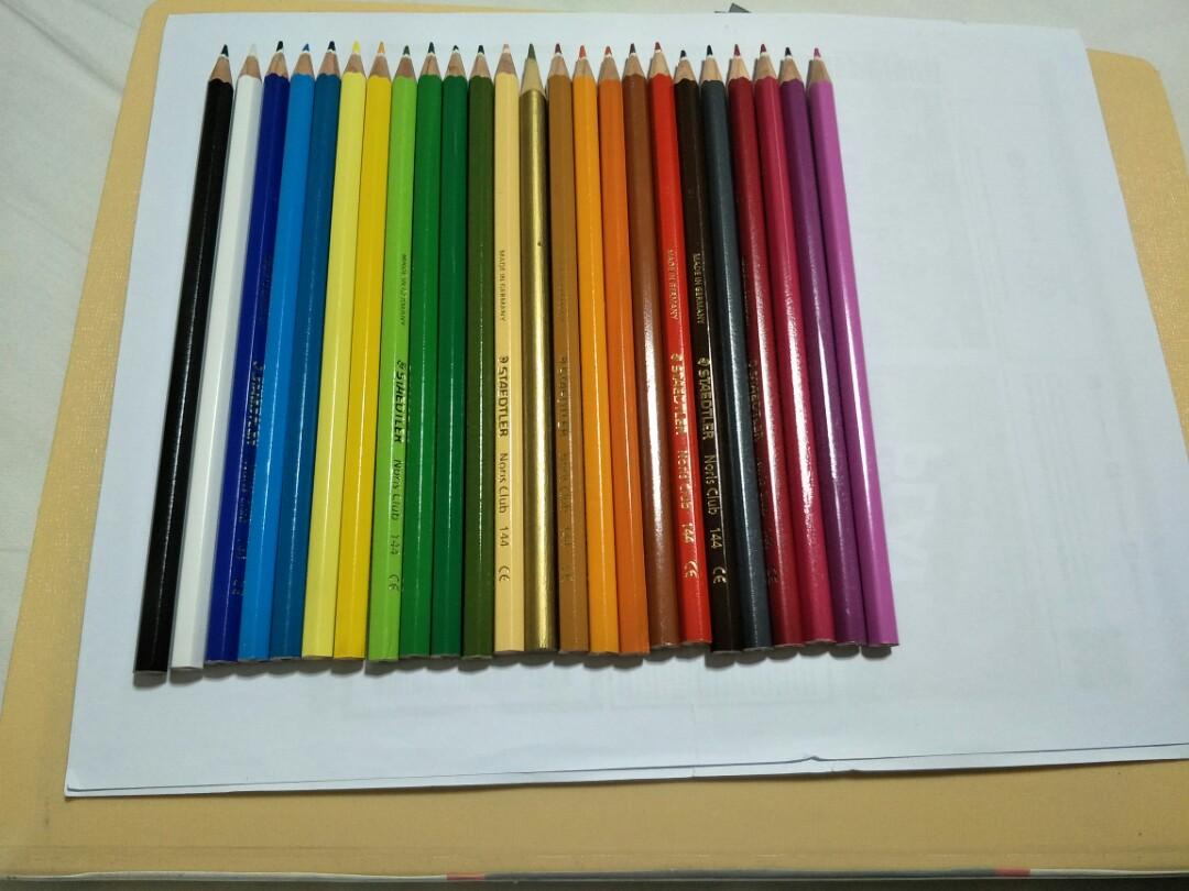 Staedtler 24 Noris Club Coloured Pencils Books Stationery Stationery On Carousell