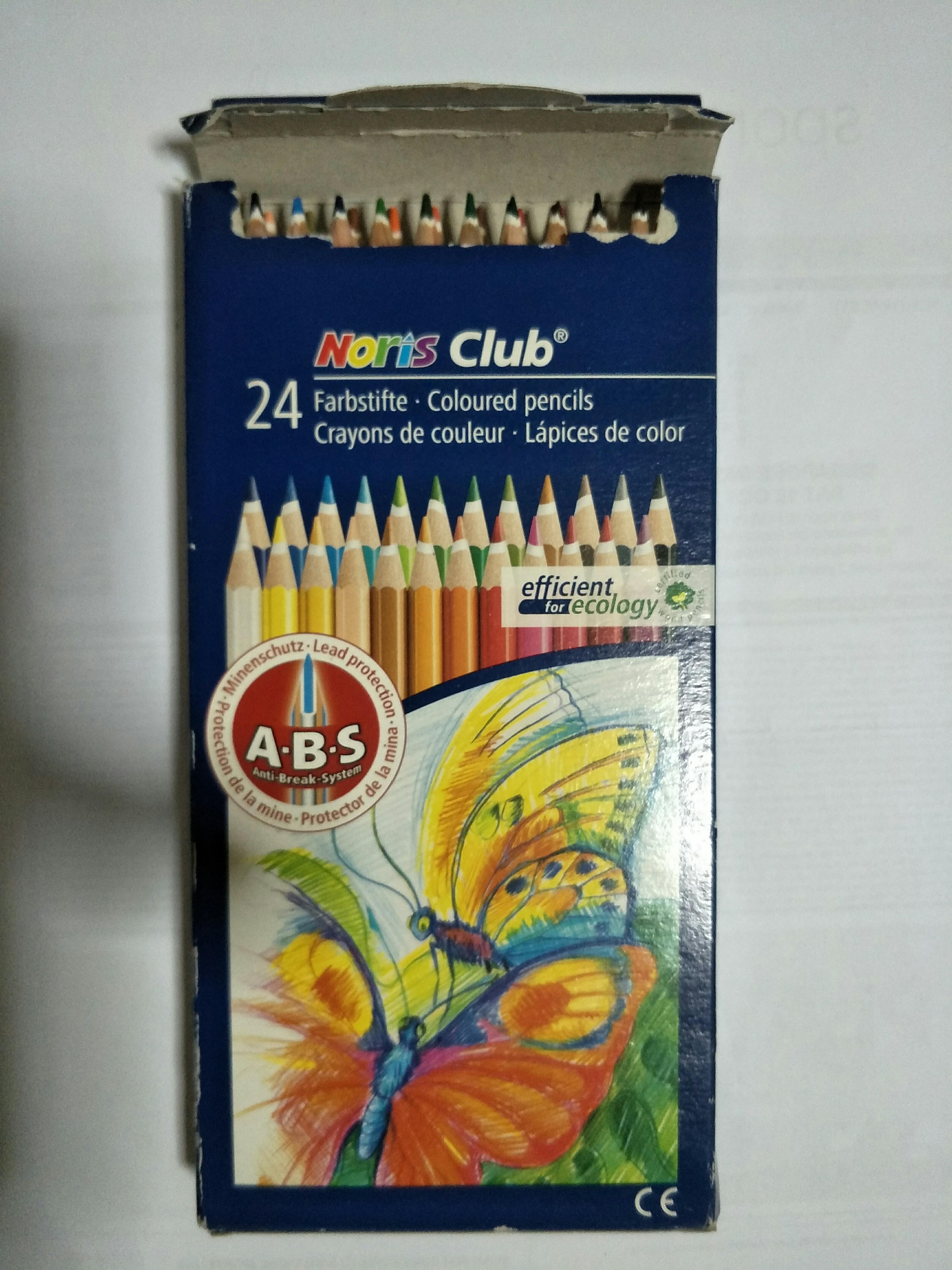 Staedtler 24 Noris Club Coloured Pencils Books Stationery Stationery On Carousell