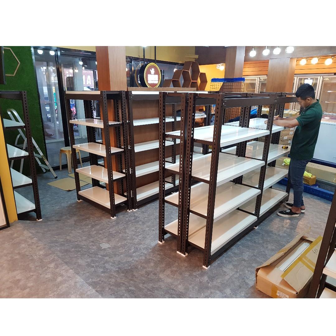 Steel rack boltless type high quality made in korea commercial racking ...
