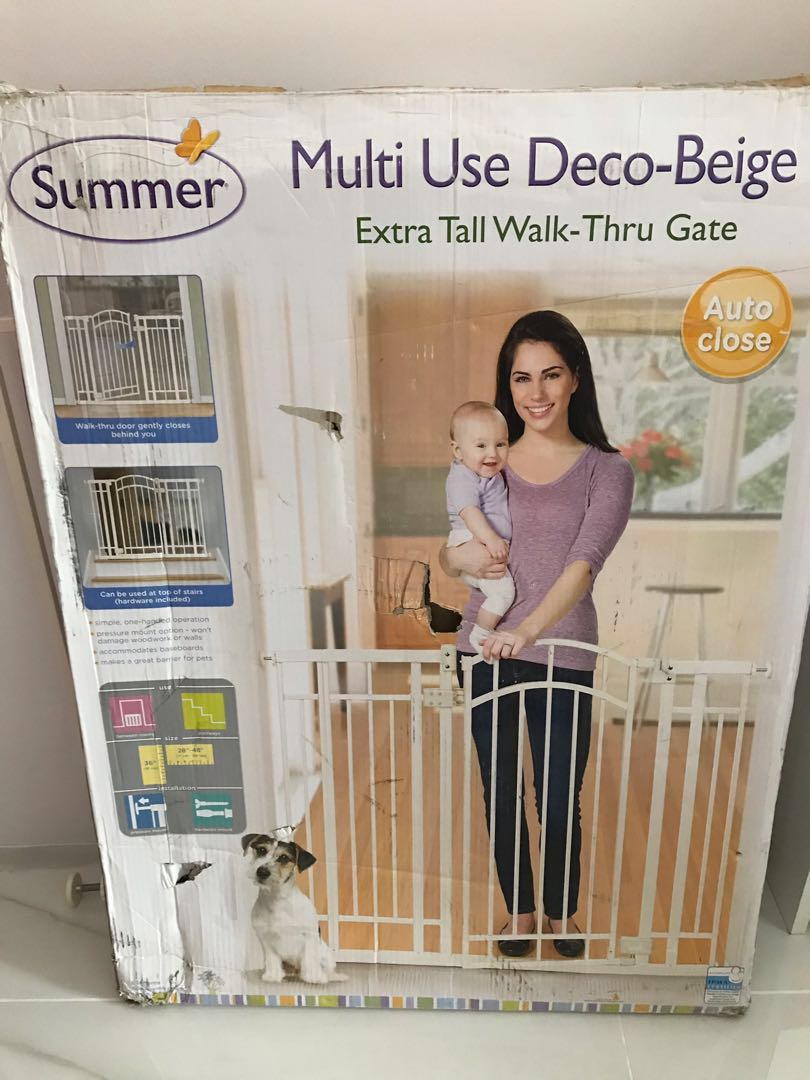 summer top of stairs gate