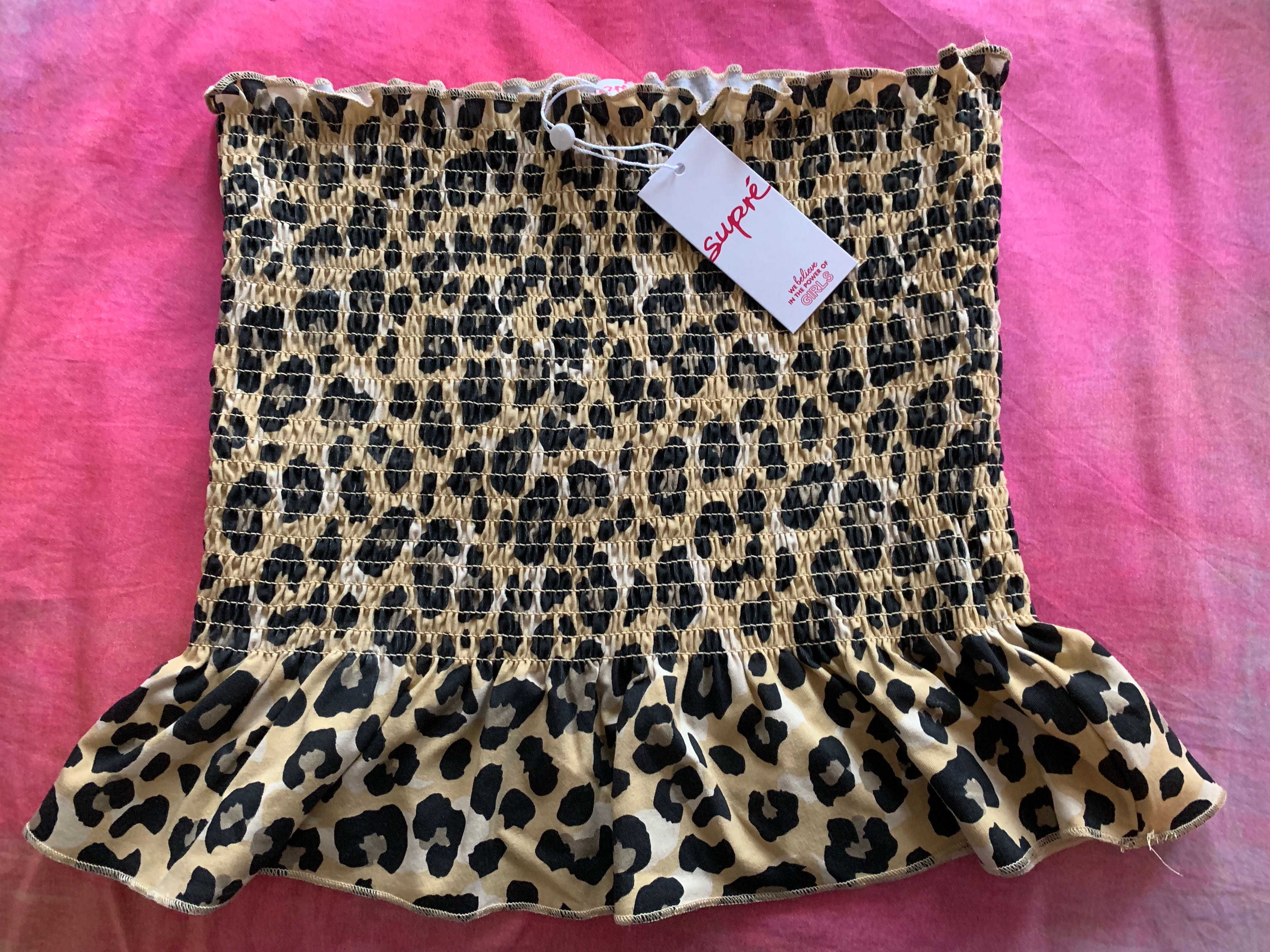 supre leopard print dress