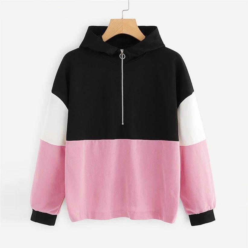 Sweater hoodie korea wanita clearance