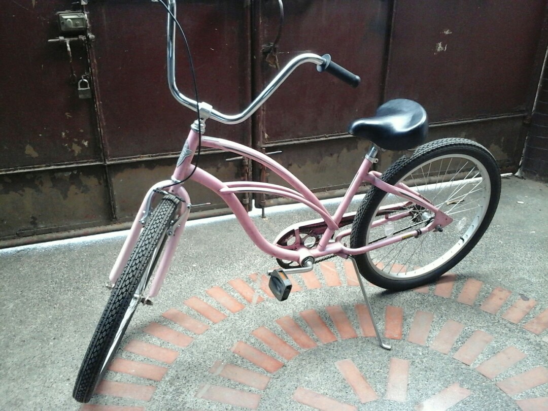 pink electra beach cruiser