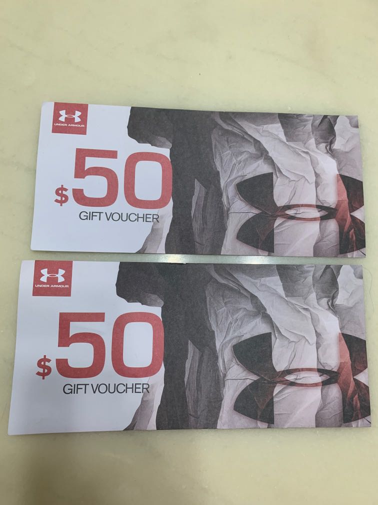Under armour gift shop voucher