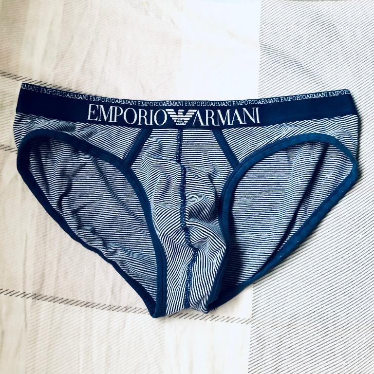 EA Emporio Armani men's underwear - Brief (M size), Men's Fashion, Bottoms,  New Underwear on Carousell
