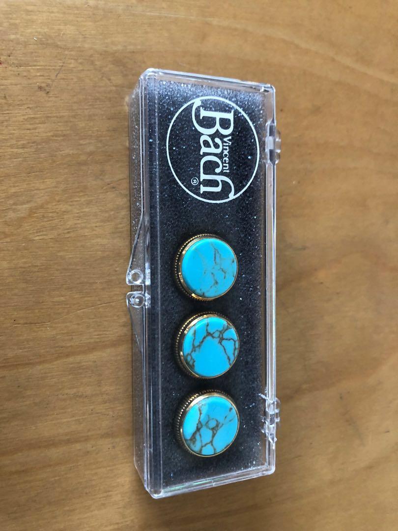 Vincent Bach Trumpet Valve Buttons Gold Plated, Hobbies & Toys, Music