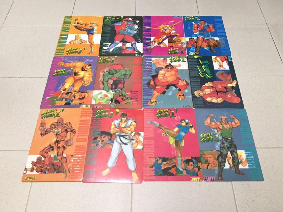 Lot De 4 Posters Street Fighter - Occasion Vintage - Collection Jeu Vidéo