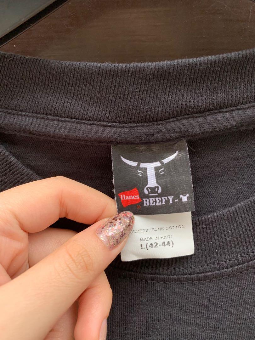 hanes beefy tag
