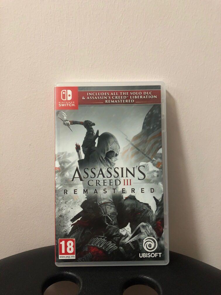 Wts Assassin S Creed Iii Remaster Toys Games Video Gaming Video Games On Carousell - assassin rarity list 2019 roblox