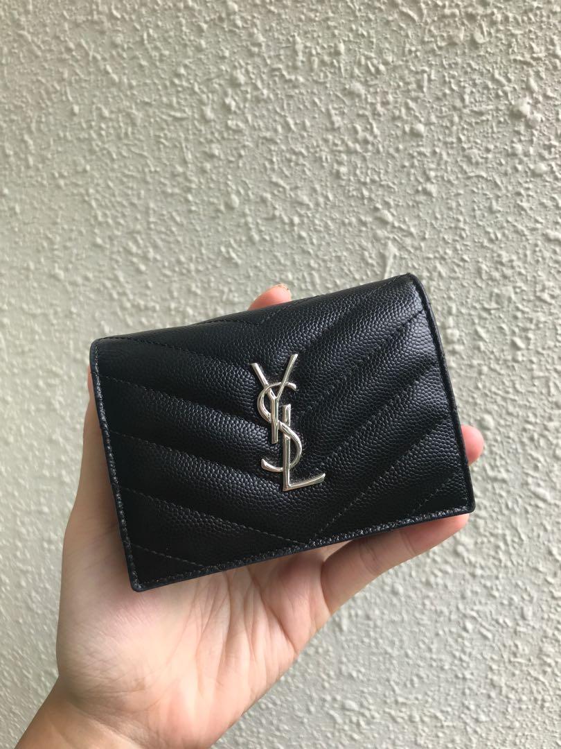 monogrammed leather business card case