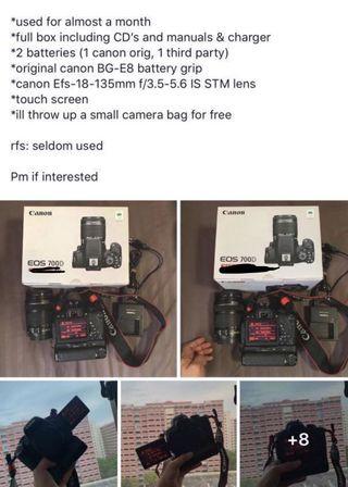 Canon EOS 700D (rush sale- meet up today)