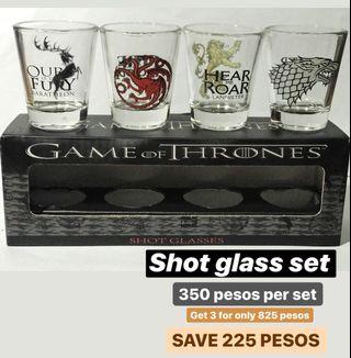 Game of Thrones Shot Glass Set