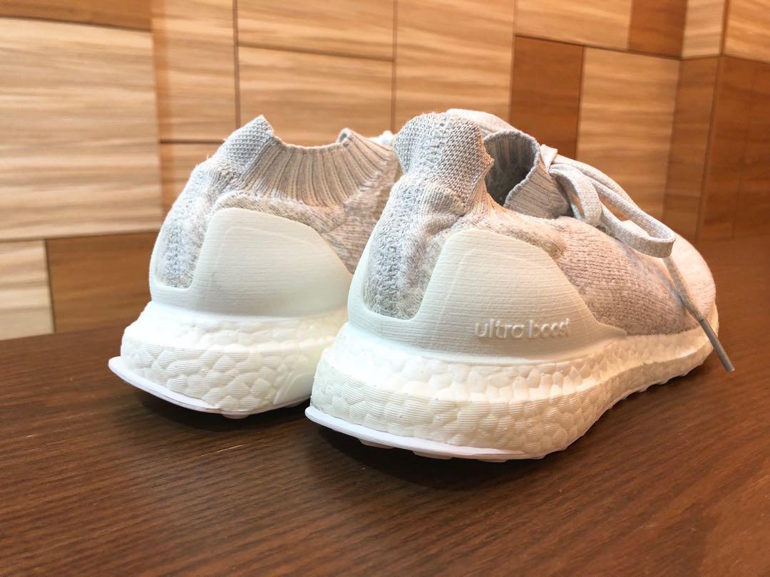 ADIDAS ALL WHITE ULTRABOOST UNCAGED SHOES Men s Fashion Footwear Sneakers on Carousell