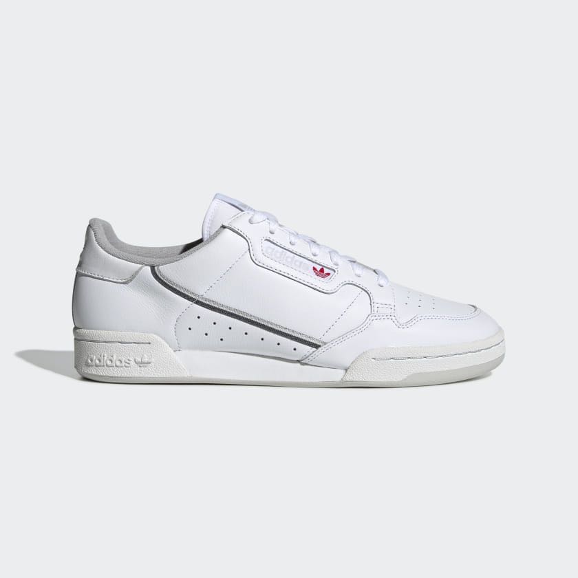 adidas continental 80 white grey