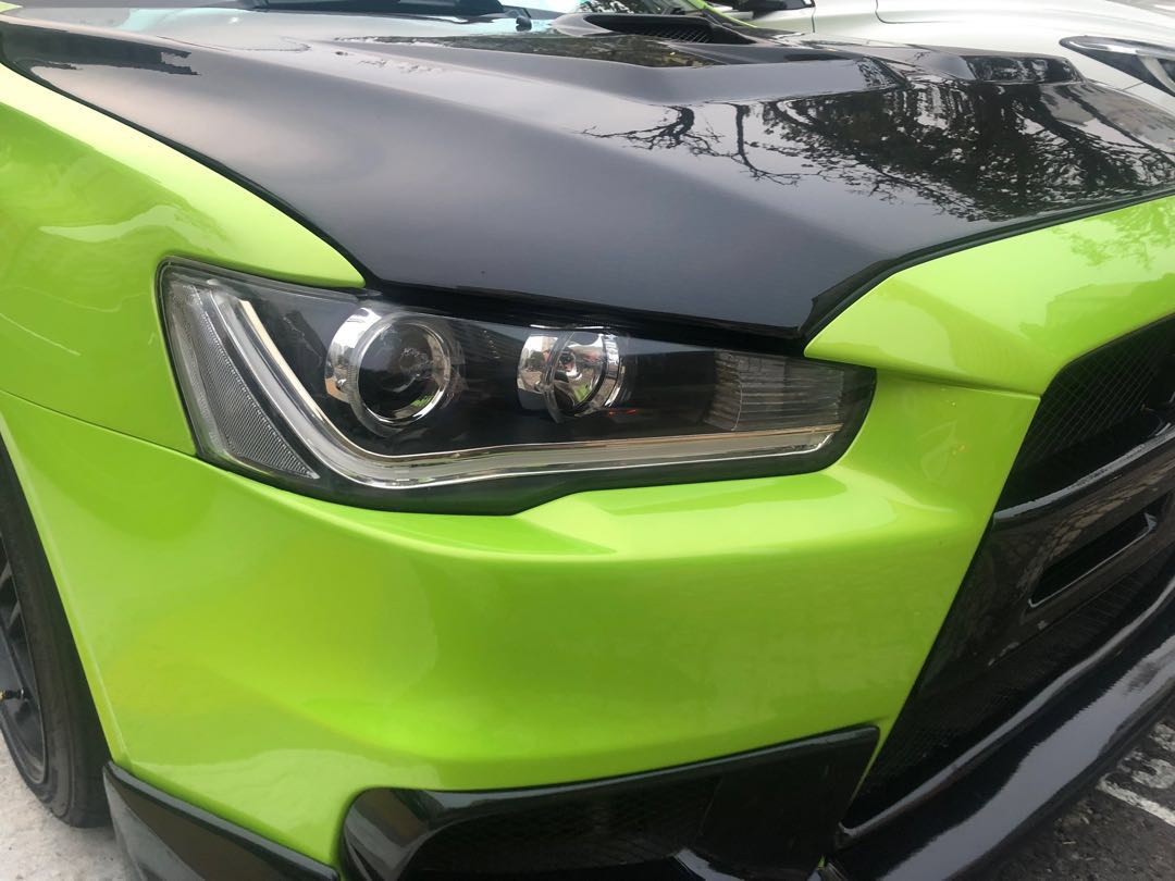 Aftermarket Evo X/ Evo 10/ Lancer Ex headlights/ Proton Inspira, Car