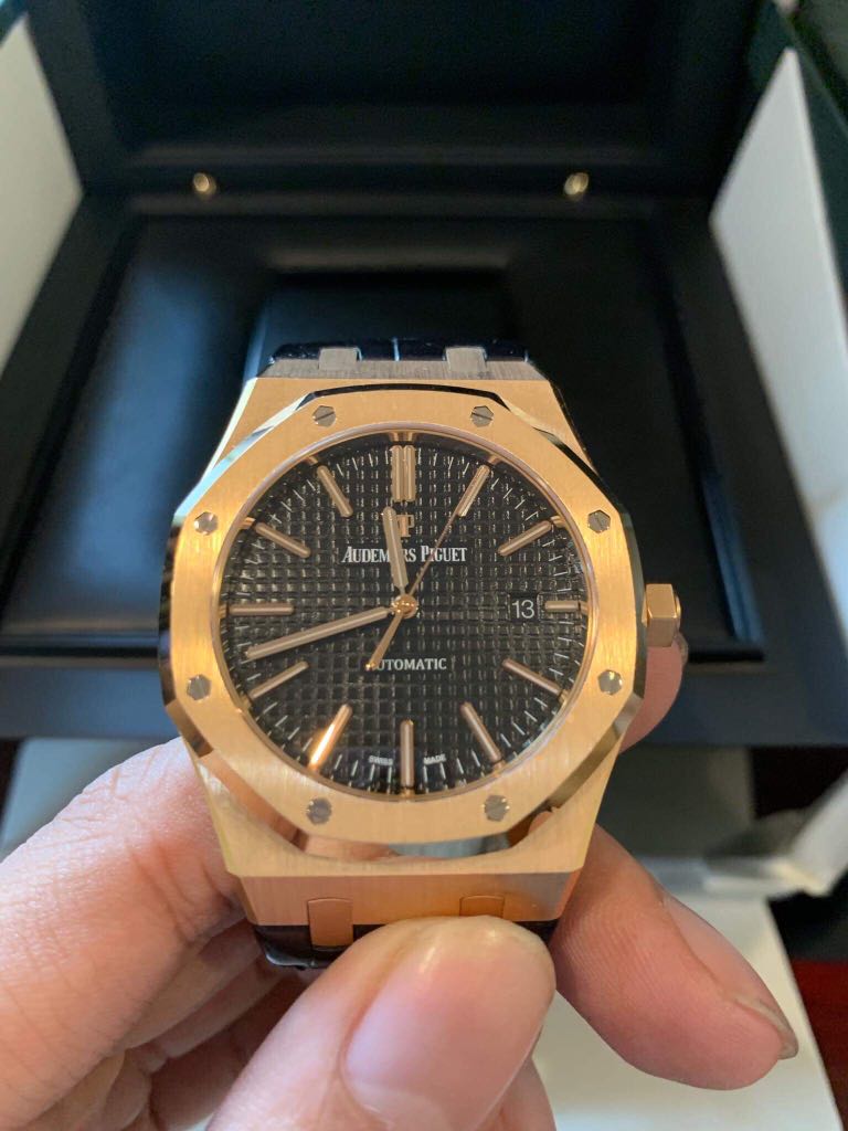 audemar piguet rose gold