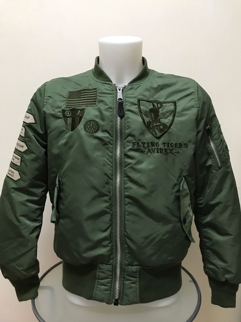 Avirex Flying Tigers Bomber Jacket, Men's Fashion, Coats, Jackets and ...