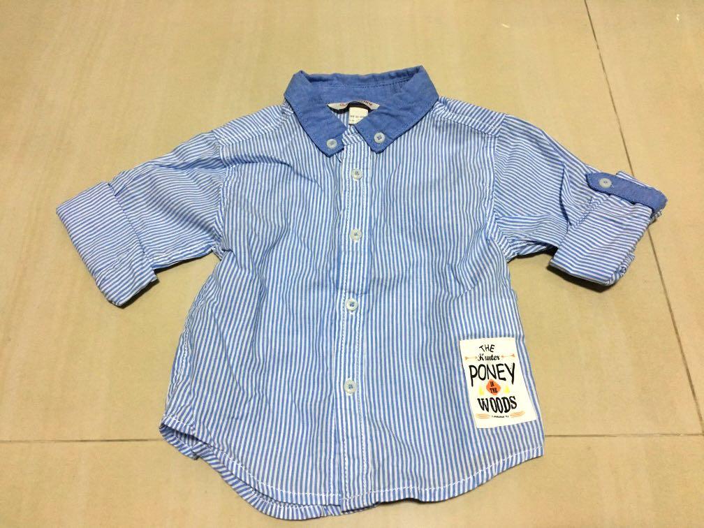 Baby Clothes Blue Shirts Babies Kids Boys Apparel 1 To 3
