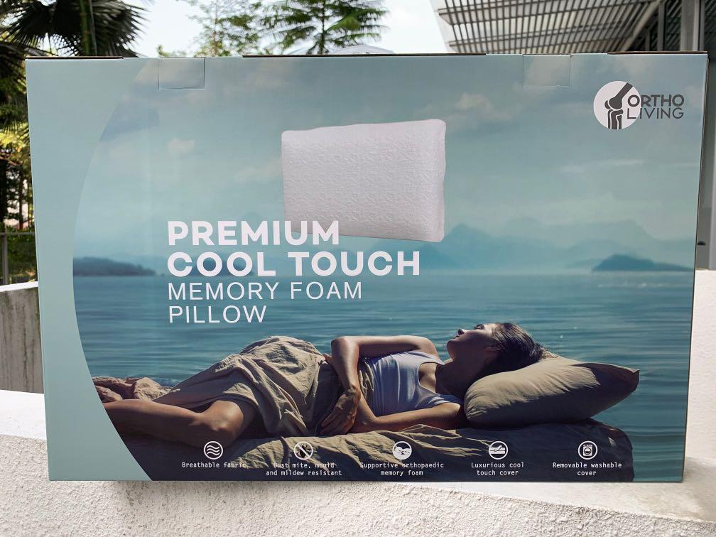 cool touch memory foam pillow