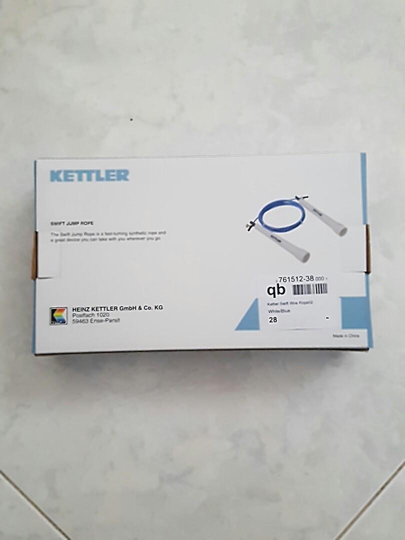 Brand New Kettler Swift Jump Rope Sports Sports Games Equipment On Carousell