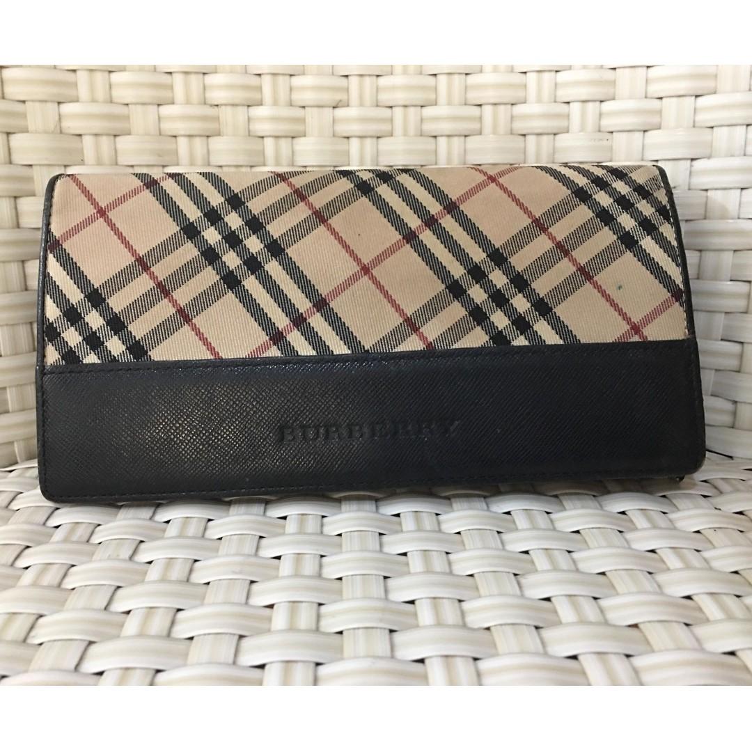 Used burberry wallet for sale clearance