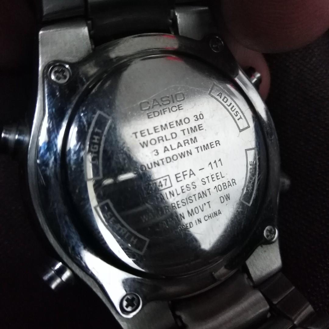 Casio edifice 2747 efa 111 on sale