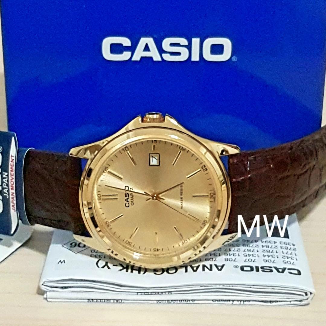 Men's classic leather strap watches outlet