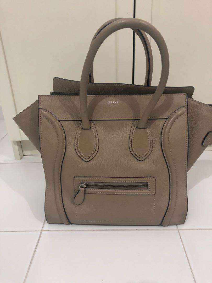 Celine Luggage Bag in dune Women s Fashion Bags Wallets Tote