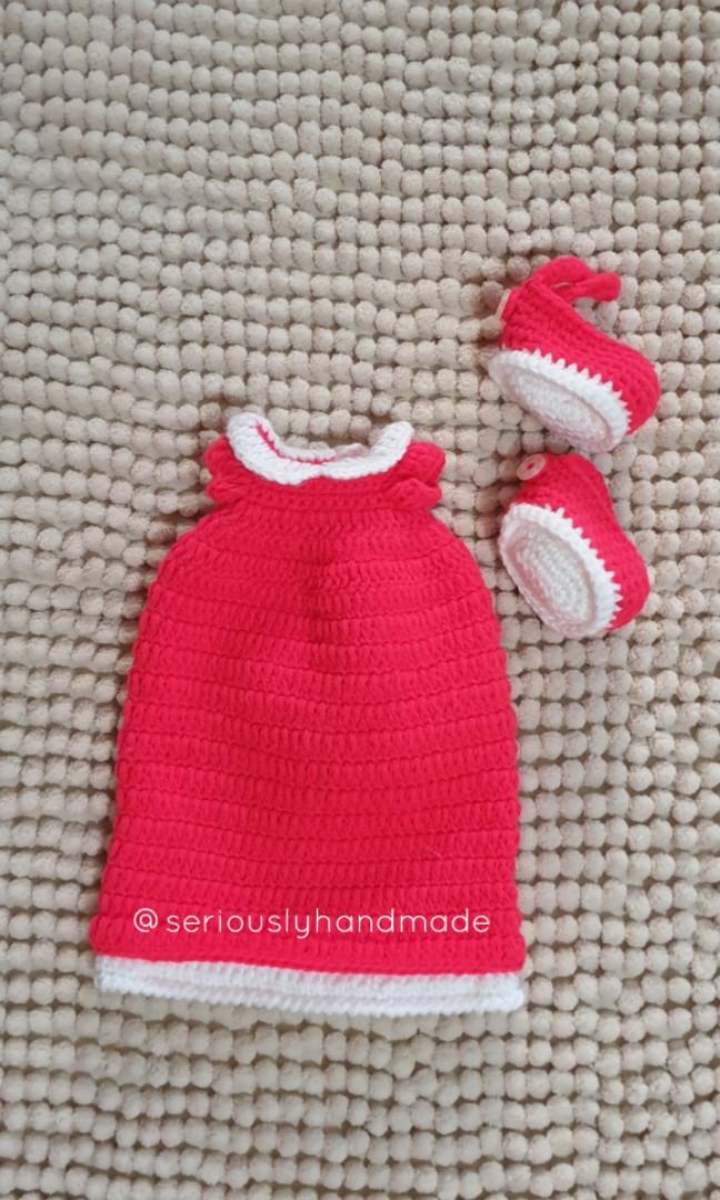 Crochet Red Dress Shoes For Dress Me Up Doll Cassidy Design Craft Handmade Craft On Carousell