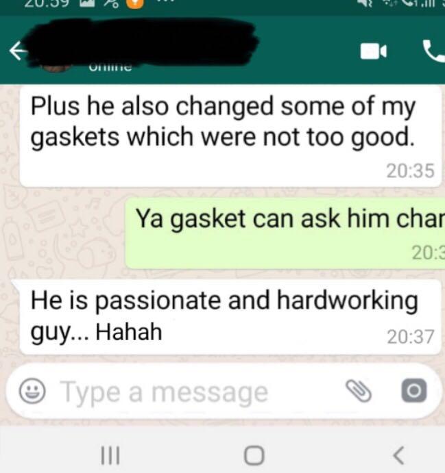 Customer Feedback On Bmw Z4 No Start Issue Solved Replacement Of Starter Gaskets Coolant Car Accessories Car Workshops Services On Carousell