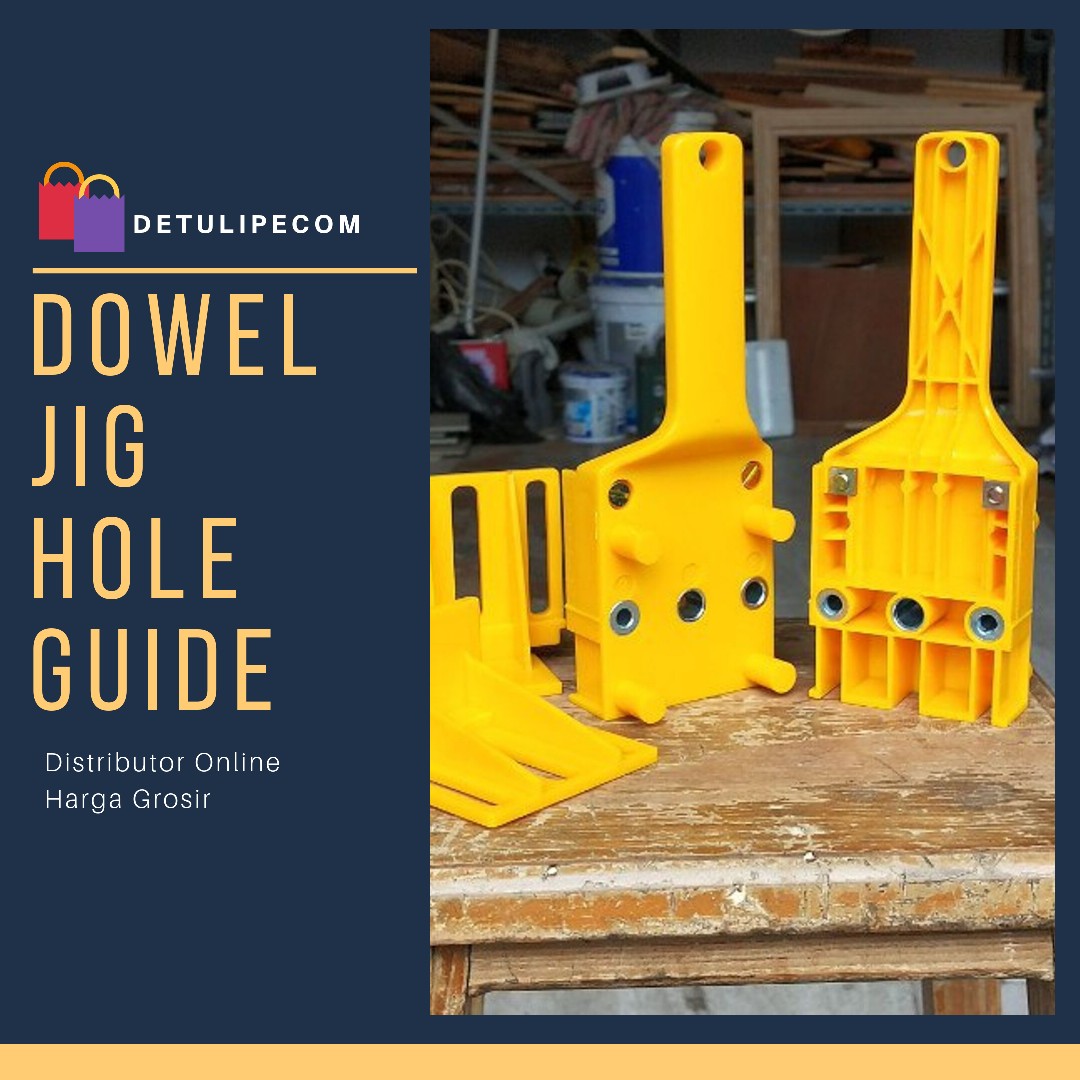 Dowel Jig Hole Drill Guide Pocket Hole Jig, Perabotan Rumah di Carousell