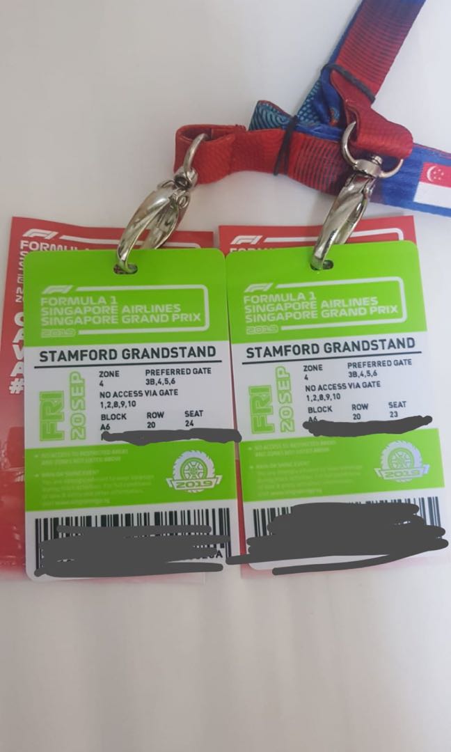 F1 tickets!, Tickets & Vouchers, Event Tickets on Carousell