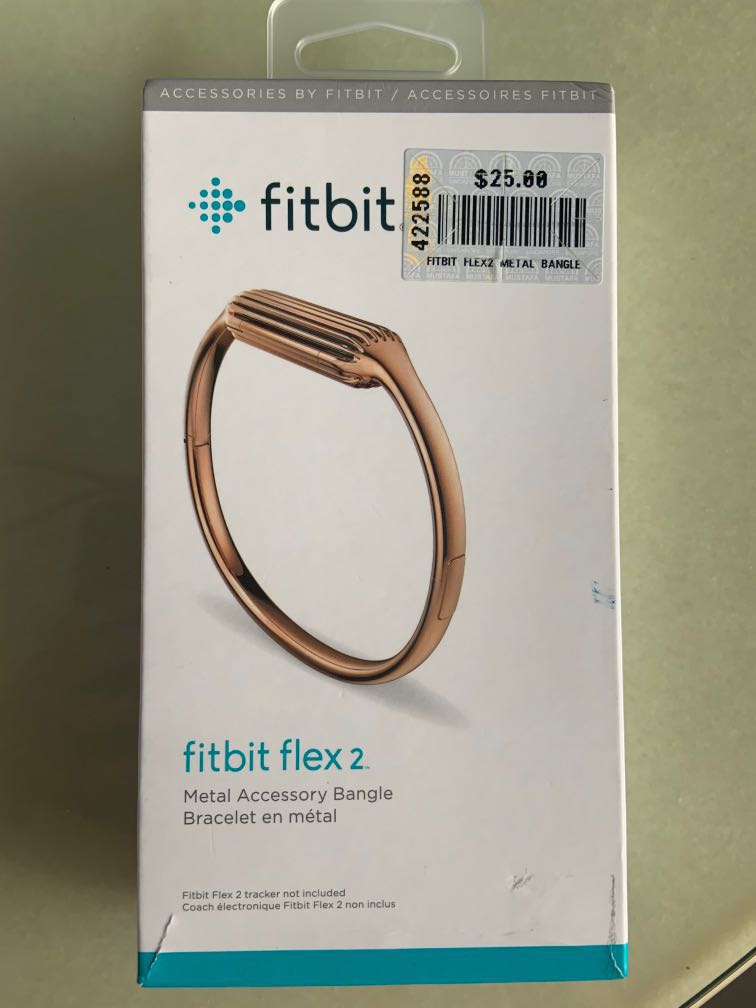 fitbit flex 2 metal bangle