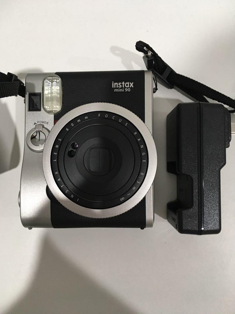 Fujifilm Instax Mini 90 Neo Classic Instant Film Camera Black Photography Cameras Others On Carousell
