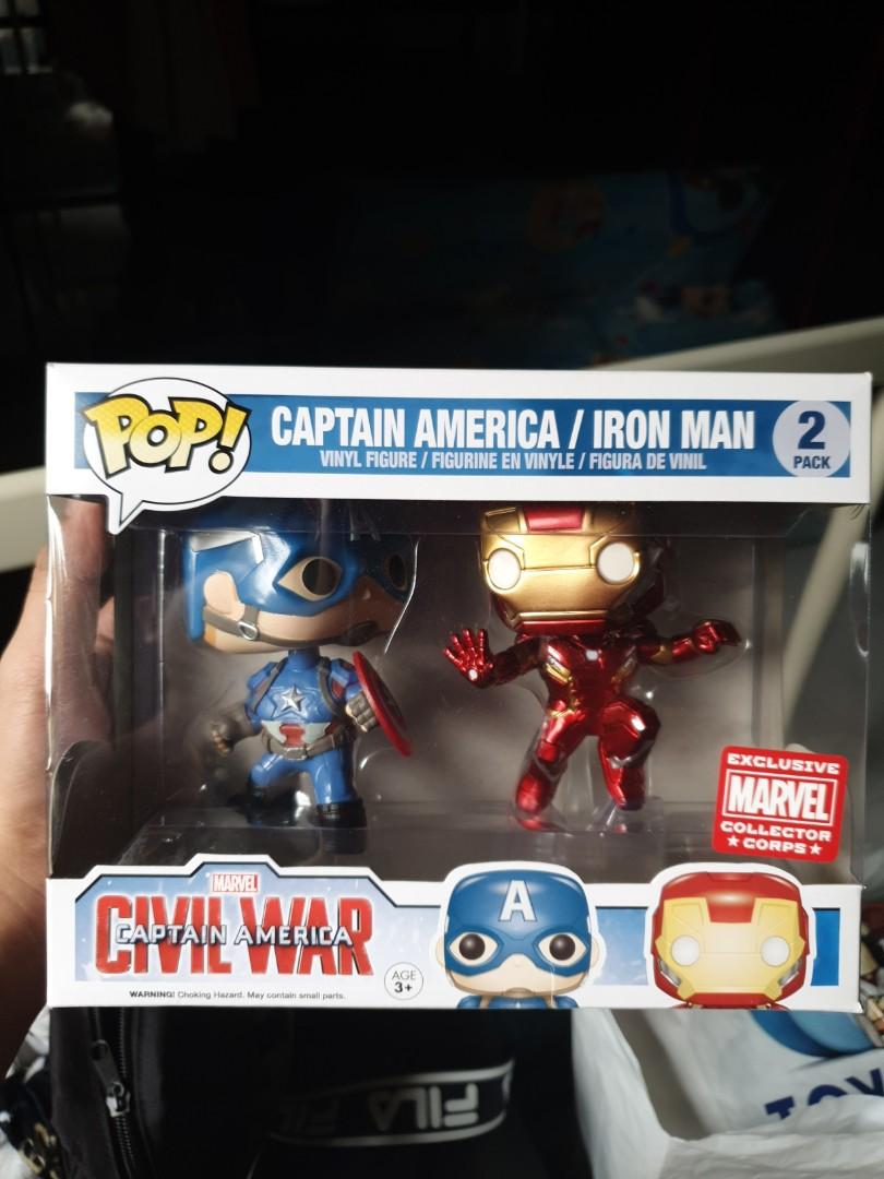 funko pop civil war 2 pack