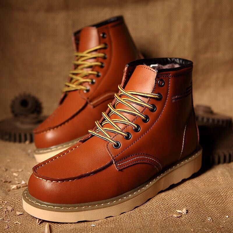 Red boots men online