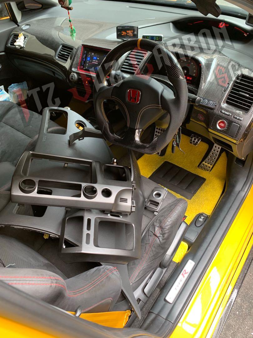 Honda Civic FD2R Carbon Dashboard set, Car Accessories 