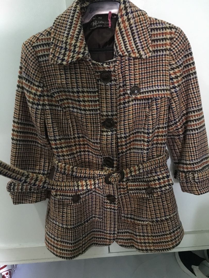 Houndstooth jacket, Women's Fashion, Coats, Jackets and Outerwear on ...