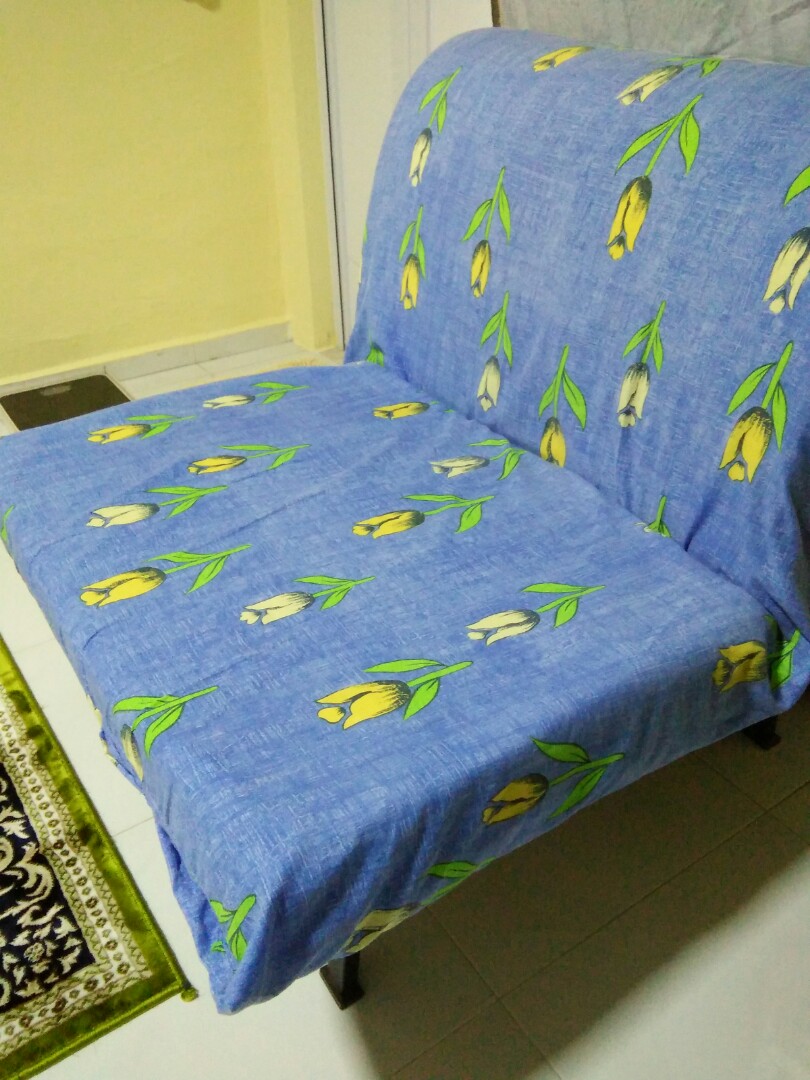 Ikea single Sofa Bed used, Furniture & Home Living, Furniture, Bed