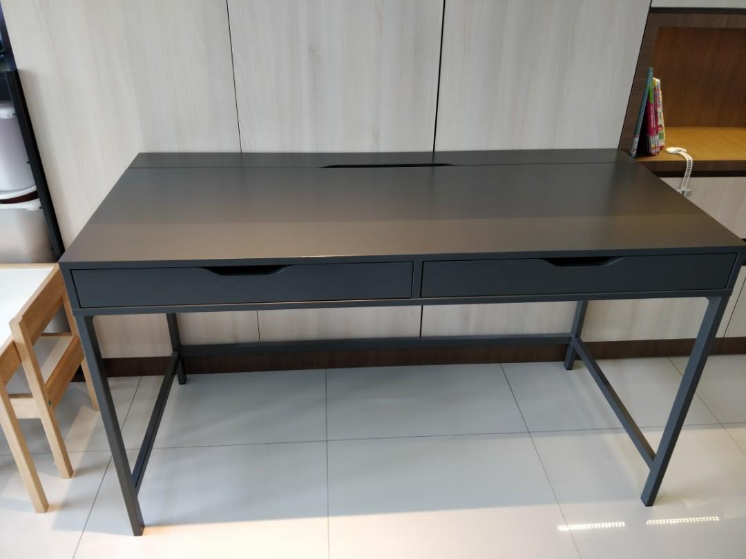 Ikea Study Table Alex Furniture Tables Chairs On Carousell