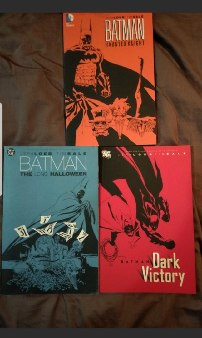 Jeph Loeb And Tim Sale Batman Series Books Stationery Comics