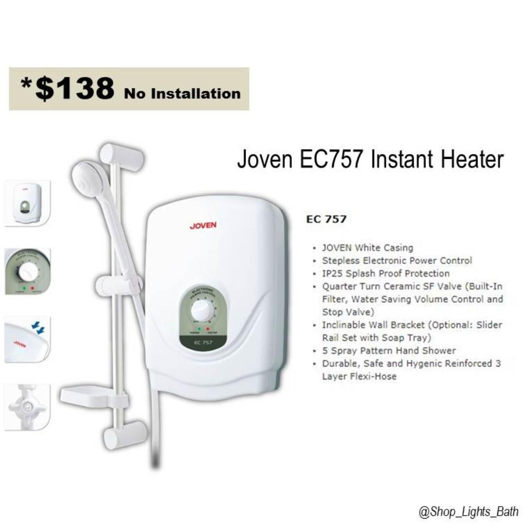 Joven Ec757 Instant Water Heater Tv Home Appliances Kitchen Appliances Water Purifers Dispensers On Carousell