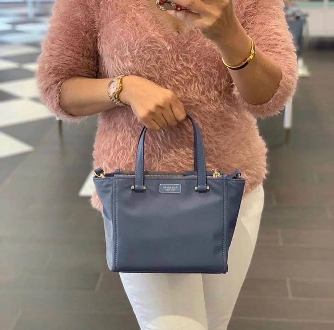 Kate Spade Dawn Small Satchel Consell Blue 21 28 18 9