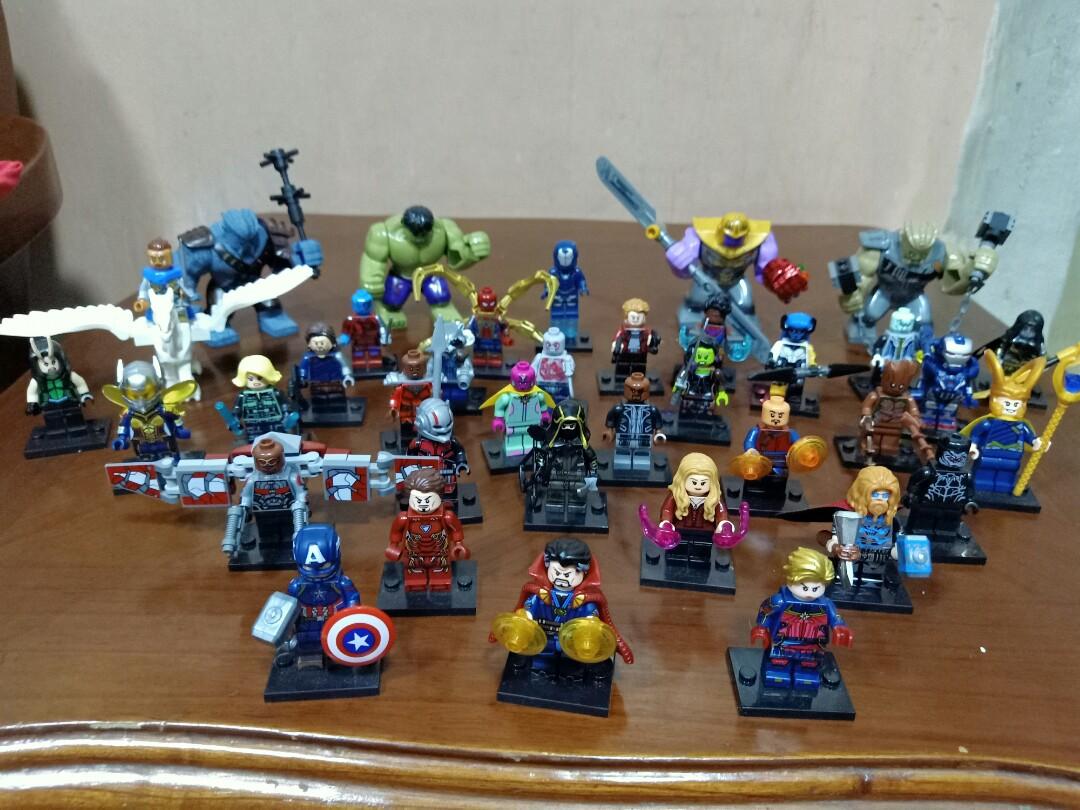 Lego Marvel Avengers End Game Full Set 38pcs Complete Avengers Building Blocks Toys Games Toys On Carousell