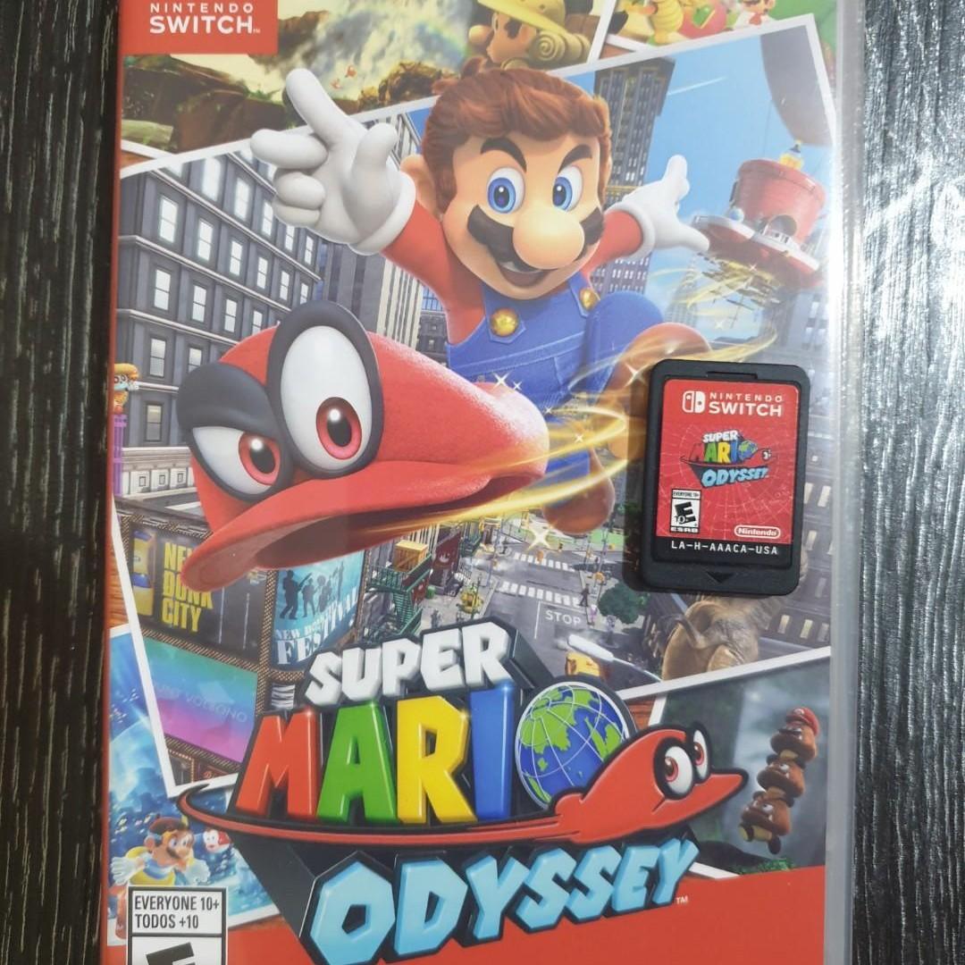 Mario odyssey game card