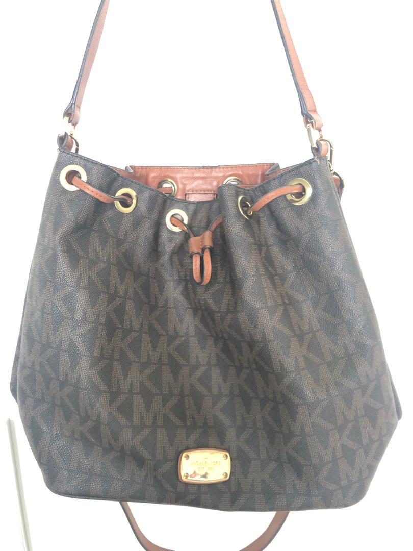 mk jules drawstring bag