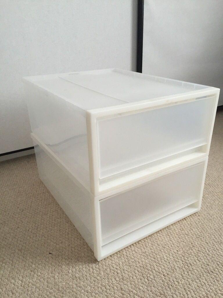 Muji Polypropylene Pp Storage Drawers On Carousell
