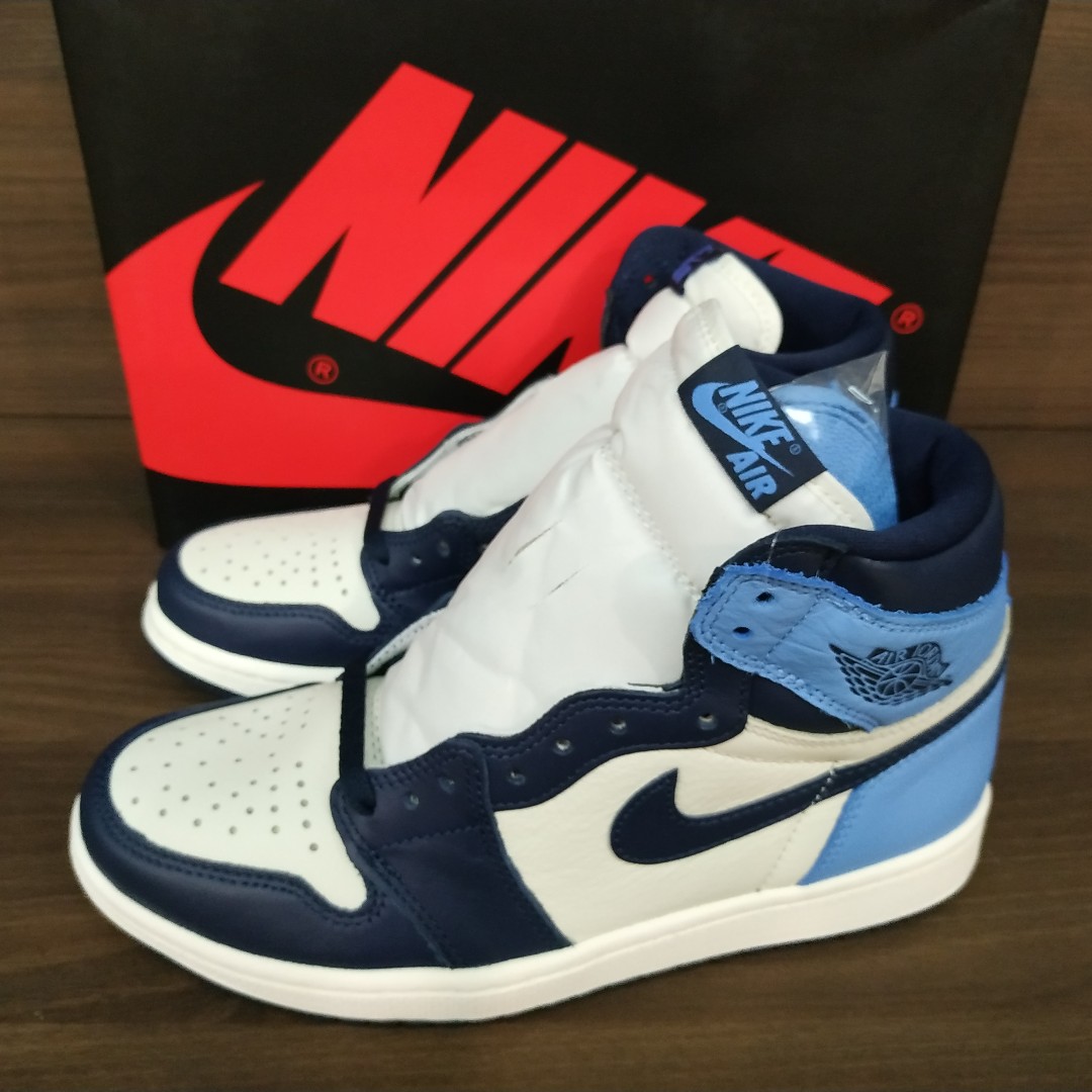 Nike Air Jordan 1 Retro High Obsidian UNC Men s Fashion Footwear